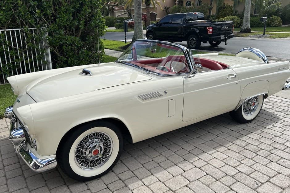 1956 Ford Thunderbird (1955-1957) sold for $35,000