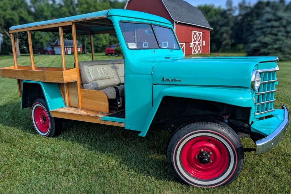 1956 Willys Jeep Wagon sold for $8,800
