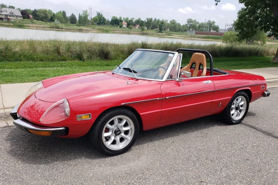 1974 Alfa Romeo 105/115 Spider Series 2 sold for $5,200