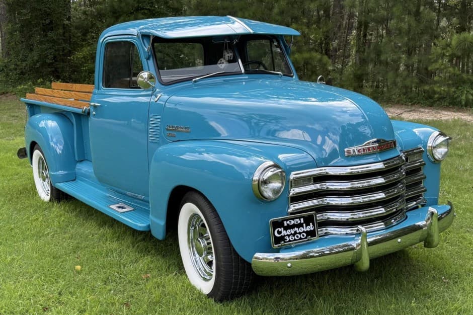 1951 Chevrolet Advance Design Pickup (1947-1955) sold for $35,000