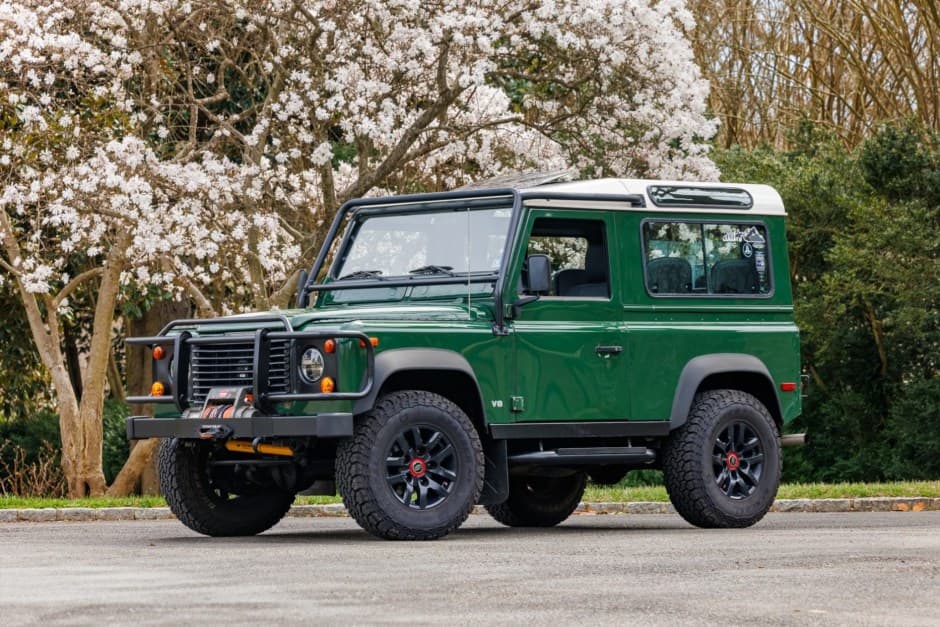 1997 Land Rover Defender 90 NAS sold for $72,500