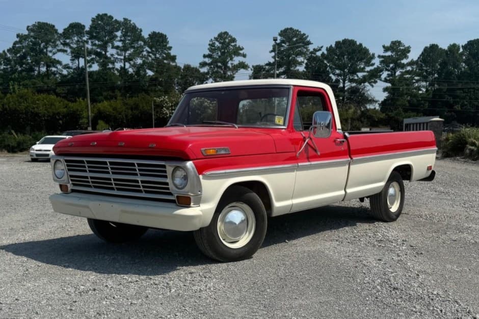 1968 Ford F-Series 1967-1972 sold for $9,800