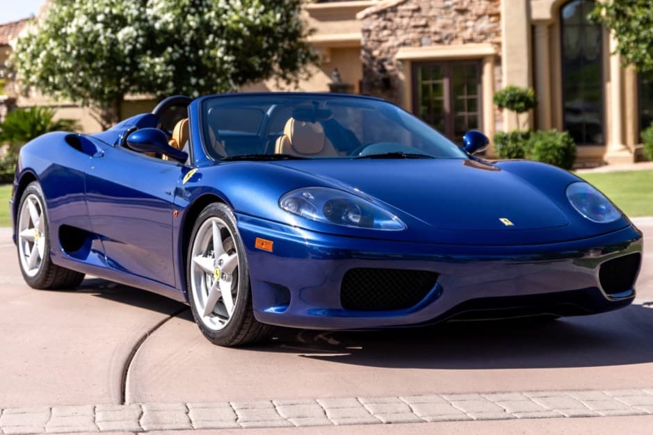 2003 Ferrari 360 sold for $106,000