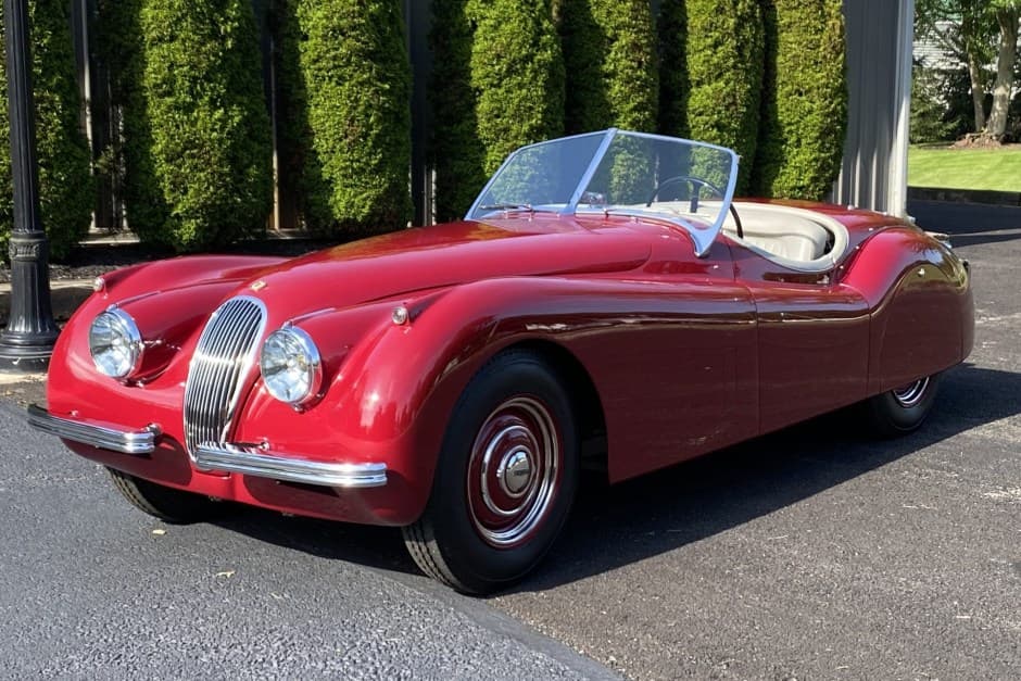 1953 Jaguar XK120 sold for $74,000
