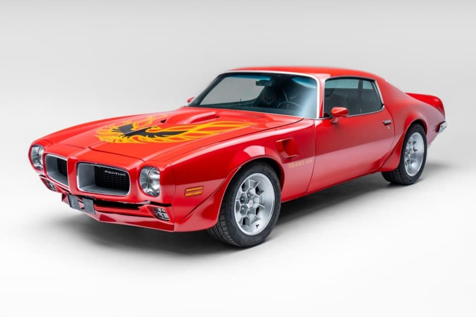 1972 Pontiac Firebird (1970-1981) sold for $38,500