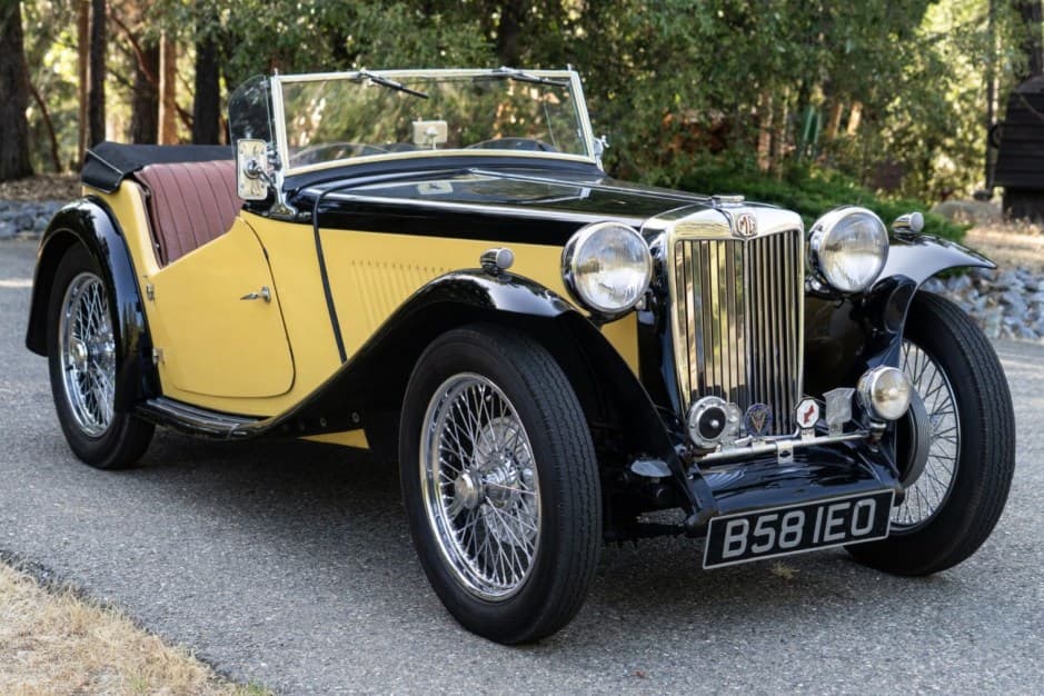 1949 MG TC sold for $21,950