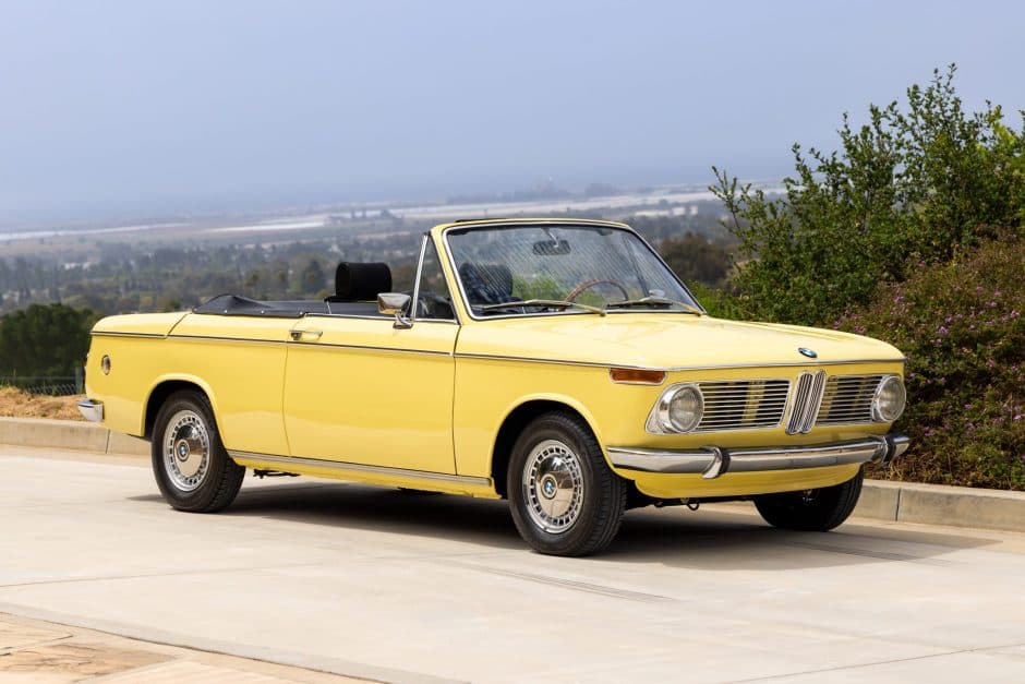 1970 BMW 02 Series Cabriolet sold for $61,500