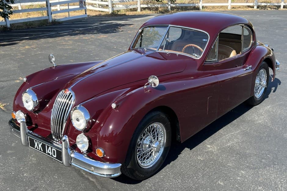 1956 Jaguar XK140 sold for $65,000