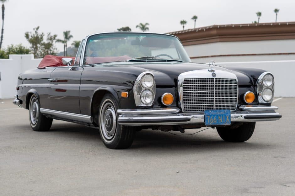 1970 Mercedes-Benz W111 Coupe & Cabriolet sold for $85,000