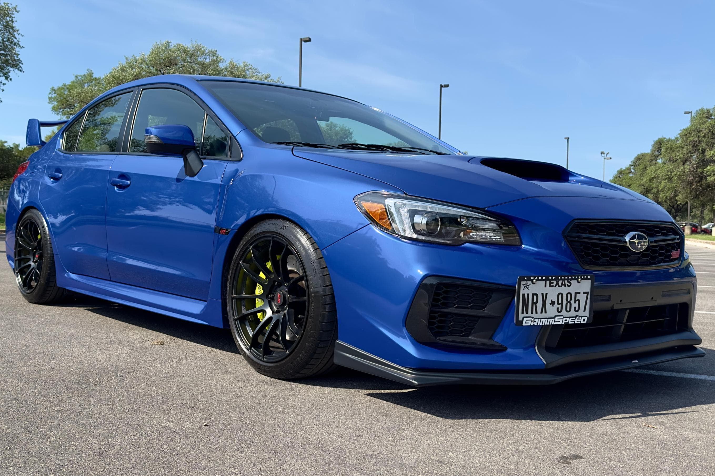 2020 Subaru WRX STI sold for $32,805