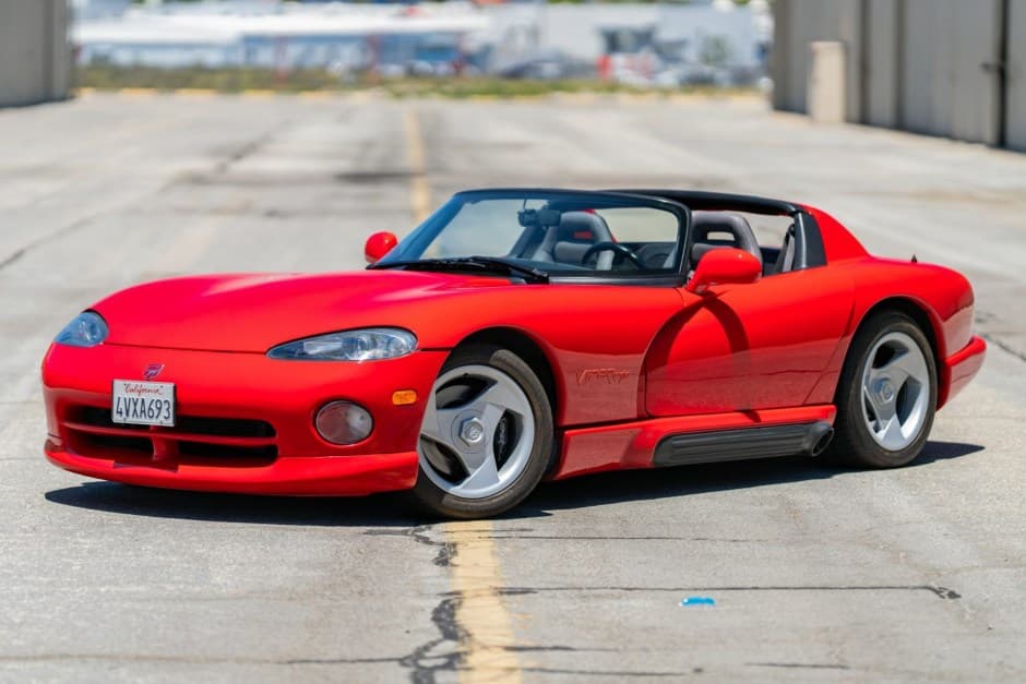 1993 Dodge Viper SR I (1992-1995) sold for $38,000
