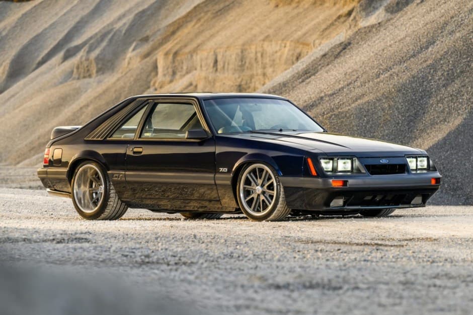 1986 Ford Fox-Body Mustang sold for $77,000