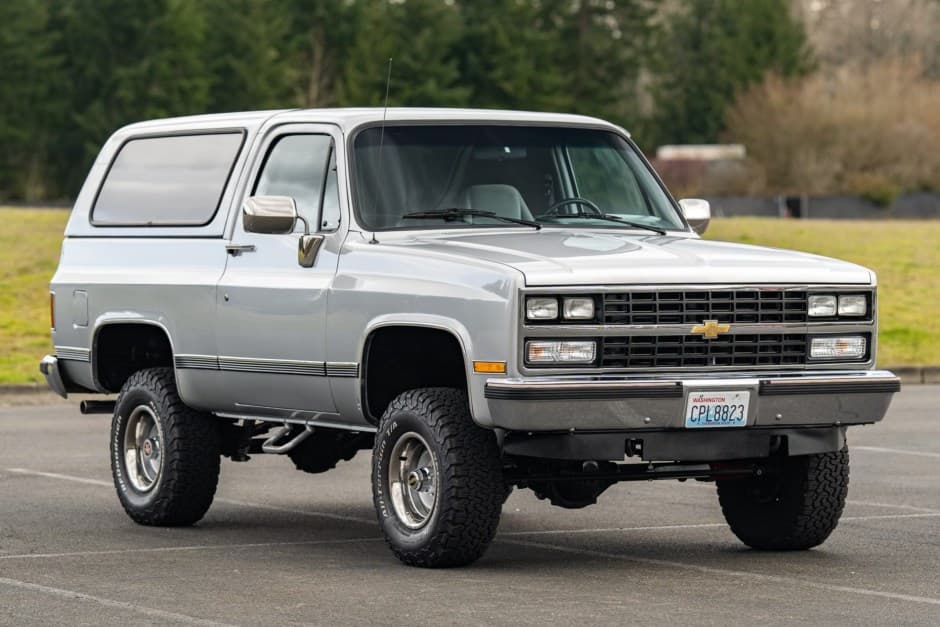 1989 Chevrolet K5 Blazer 1973-1991 sold for $29,325