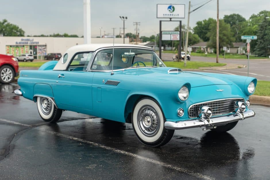 1956 Ford Thunderbird (1955-1957) sold for $46,100