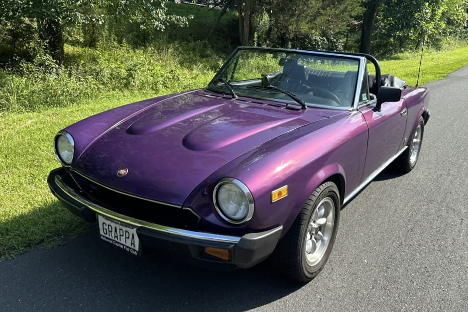 1979 Fiat 124 Spider (1966-1985) sold for $12,000
