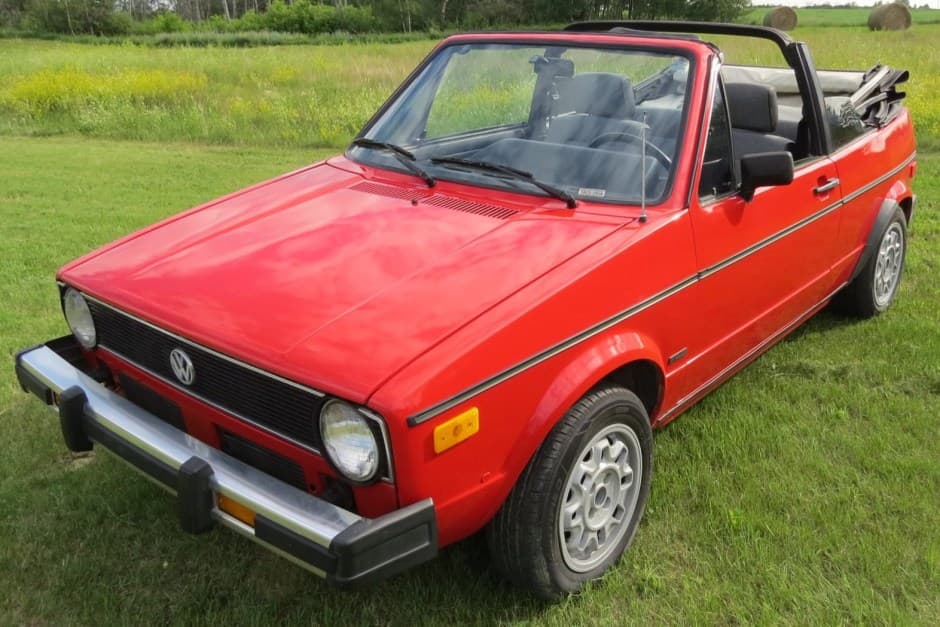 1984 Volkswagen Golf/Rabbit Cabriolet Mk1 sold for $2,210