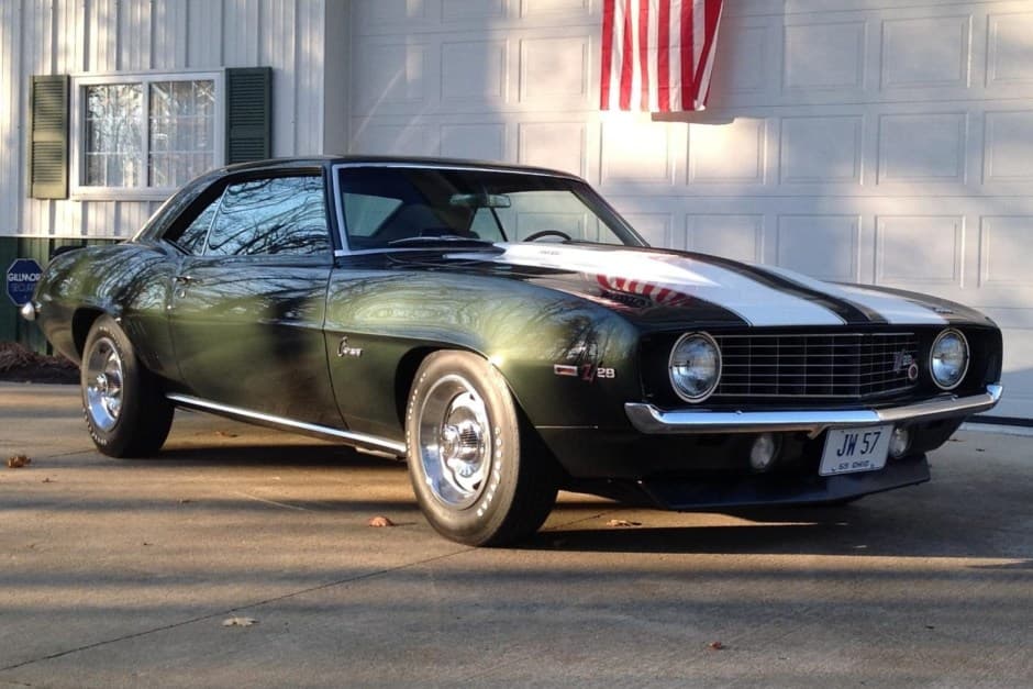 1969 Chevrolet Camaro 1st Generation 1967-1969 sold for $122,000