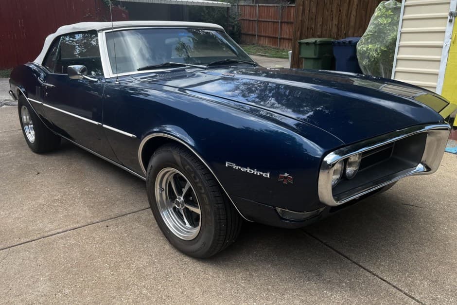 1968 Pontiac Firebird (1967-1969) sold for $25,000