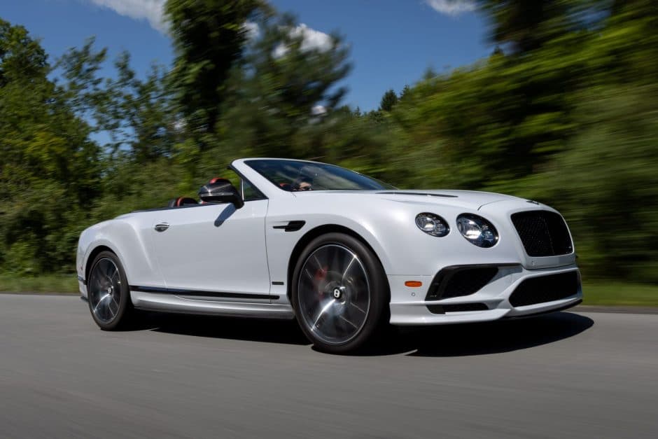 2018 Bentley Continental GTC (2012-2018) sold for $136,500
