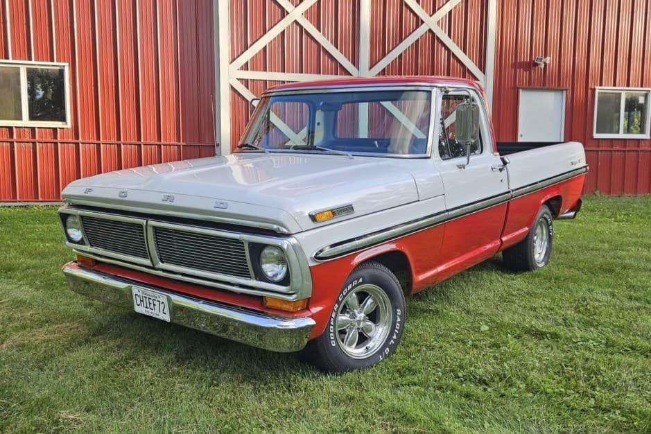 1972 Ford F-Series 1967-1972 sold for $17,750