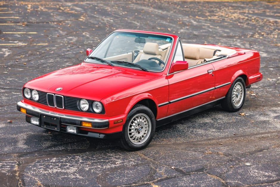 1989 BMW E30 3-Series Convertible sold for $16,000