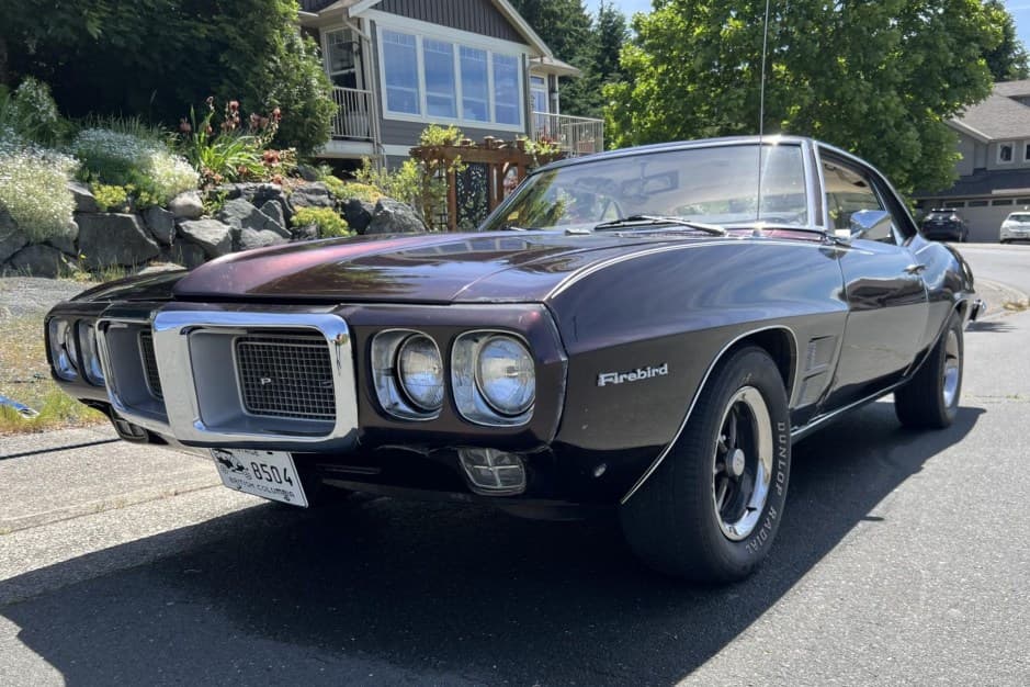 1969 Pontiac Firebird (1967-1969) sold for $7,800