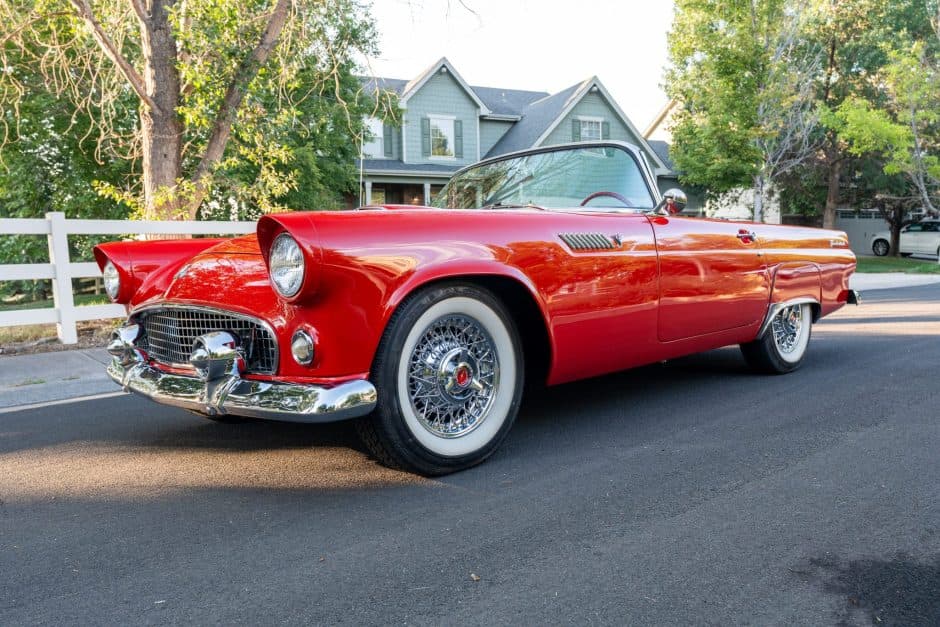 1955 Ford Thunderbird (1955-1957) sold for $25,000