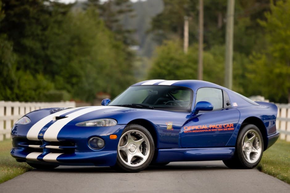 1996 Dodge Viper SR II (1996-2002) sold for $133,000