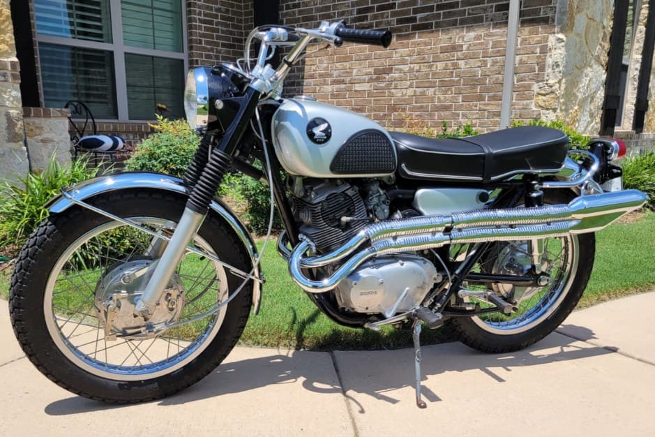 1967 Honda Dream, CB77 Super Hawk, & CL77 Scrambler sold for $4,050