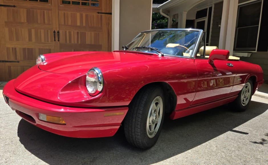 1991 Alfa Romeo 105/115 Spider Series 4 sold for $12,750