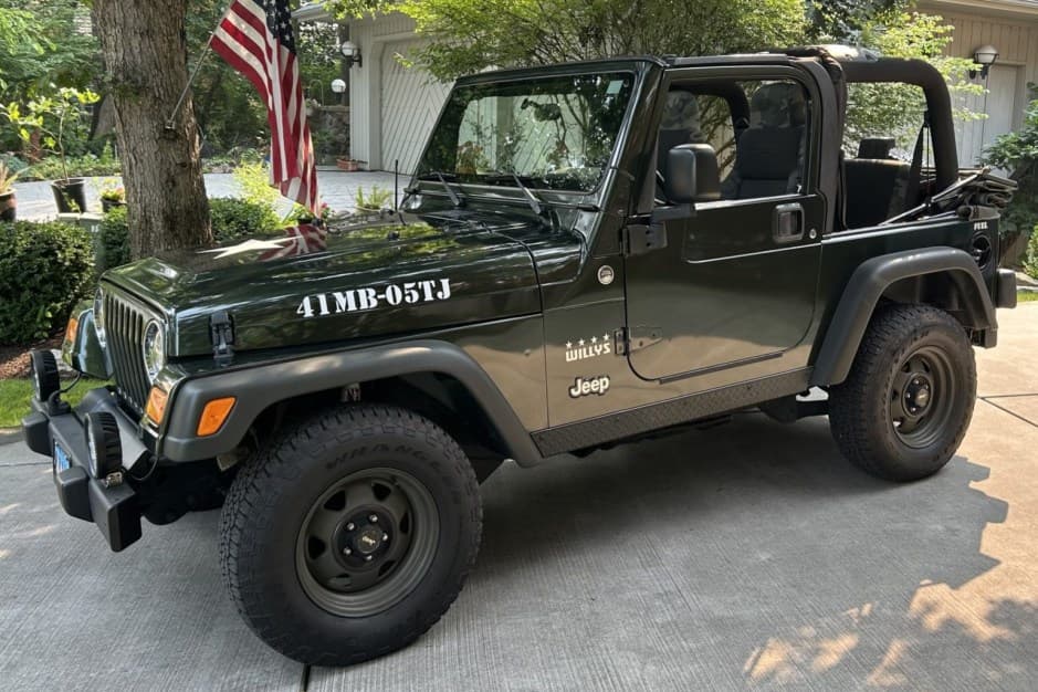2005 Jeep Wrangler TJ (1997-2006) sold for $8,200