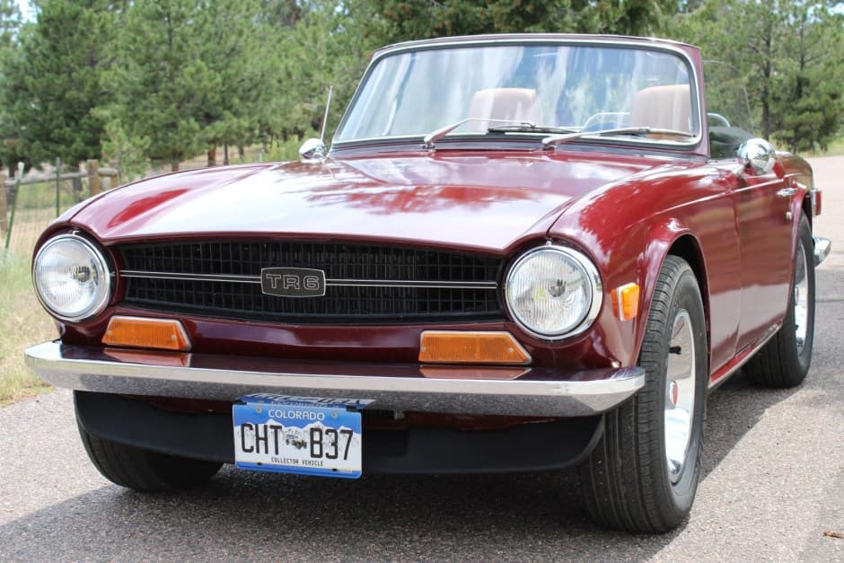 1969 Triumph TR6 sold for $25,250
