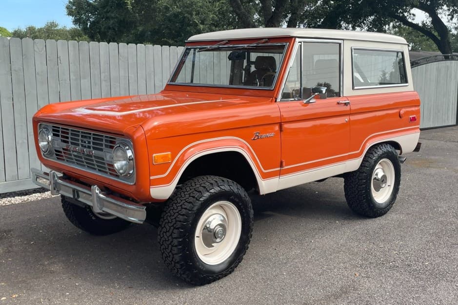 1974 Ford Bronco U13/U14/U15 1966-1977 sold for $85,000