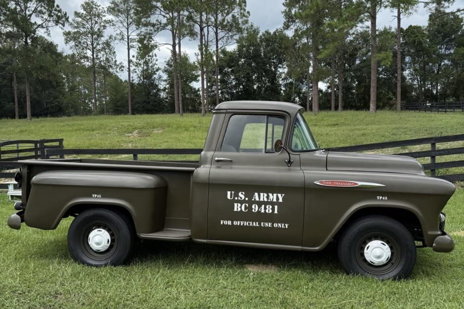 1957 Chevrolet Task Force Pickup (1955-1959) sold for $13,550