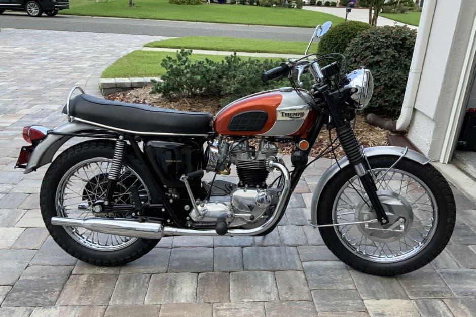1969 Triumph Bonneville T120 sold for $9,200