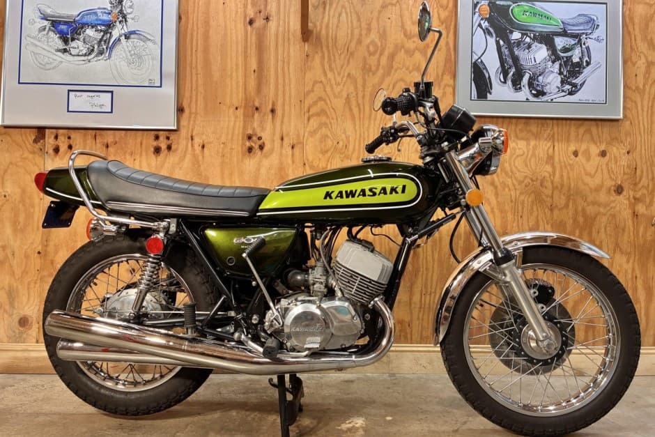 1973 Kawasaki H1 Mach III sold for $13,750
