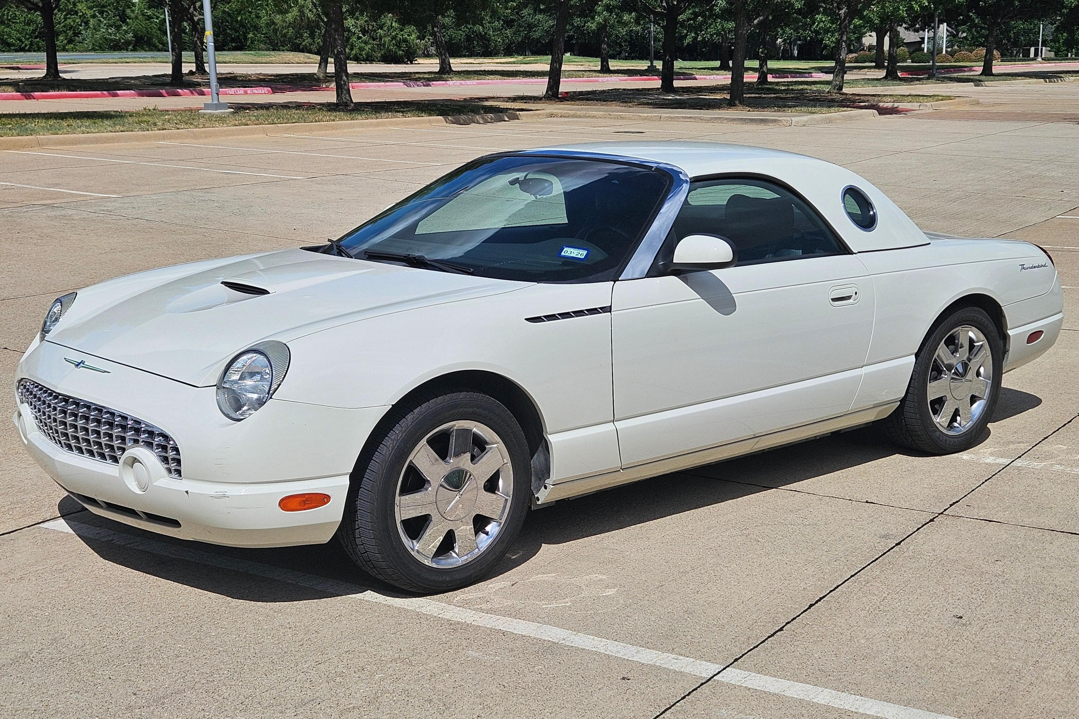 2002 Ford Thunderbird sold for $7,200