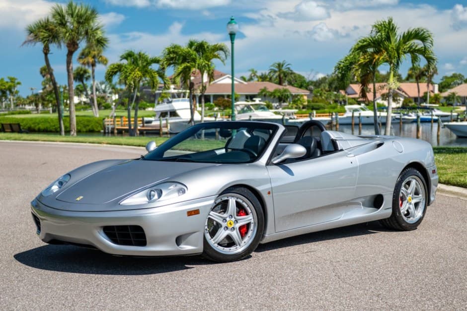 2002 Ferrari 360 sold for $117,000