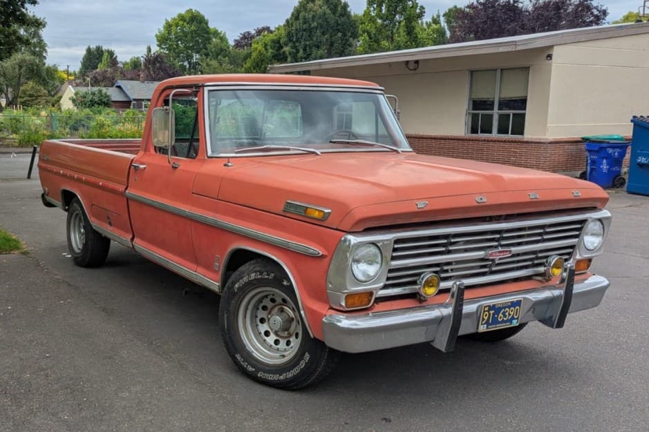 1968 Ford F-Series 1967-1972 sold for $5,000