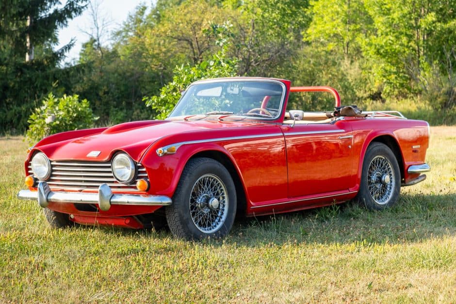 1968 Triumph TR5 & TR250 sold for $13,750