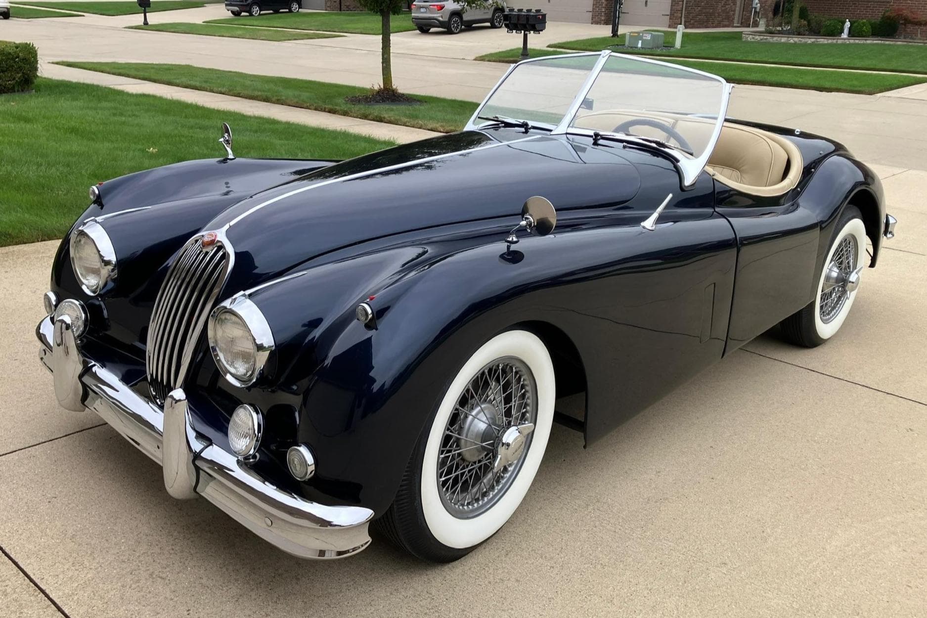 1955 Jaguar XK sold for $82,500