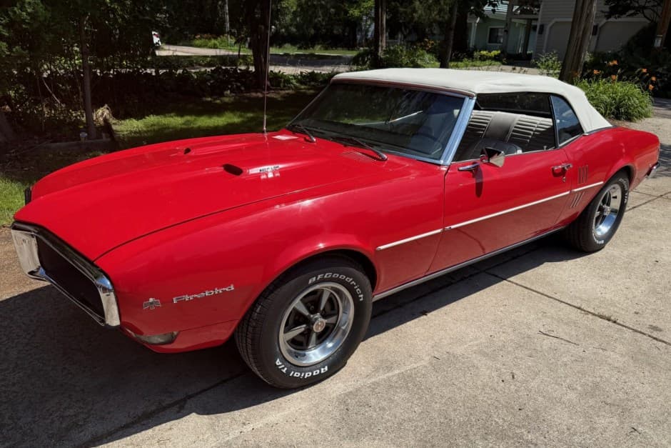 1968 Pontiac Firebird (1967-1969) sold for $24,750