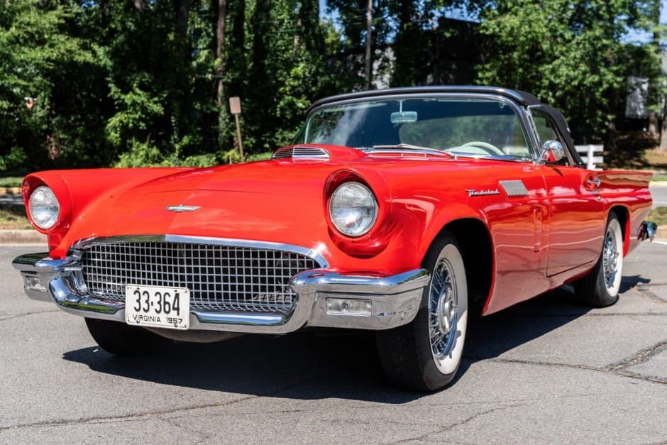 1957 Ford Thunderbird (1955-1957) sold for $19,750
