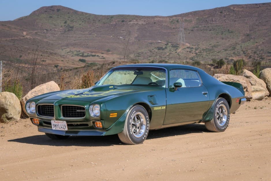1973 Pontiac Firebird (1970-1981) sold for $59,000