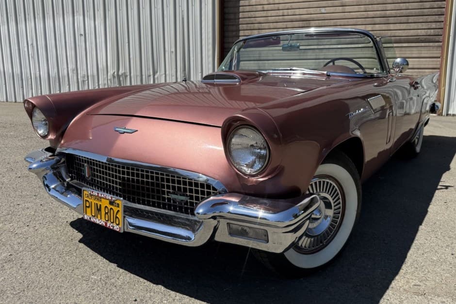1957 Ford Thunderbird (1955-1957) sold for $39,250