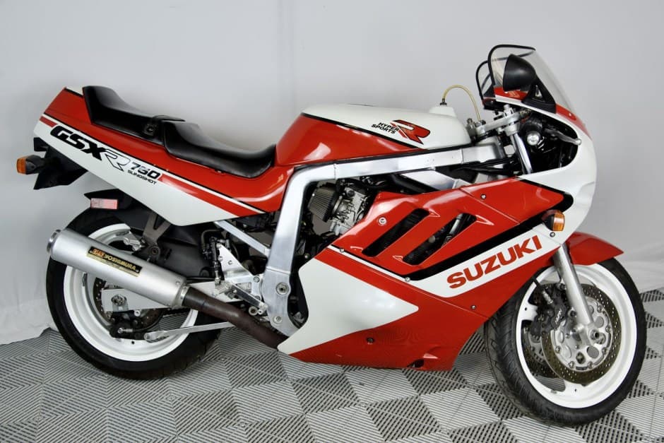 1988 Suzuki GSX-R 600, 750, 1000, & 1100 sold for $10,500