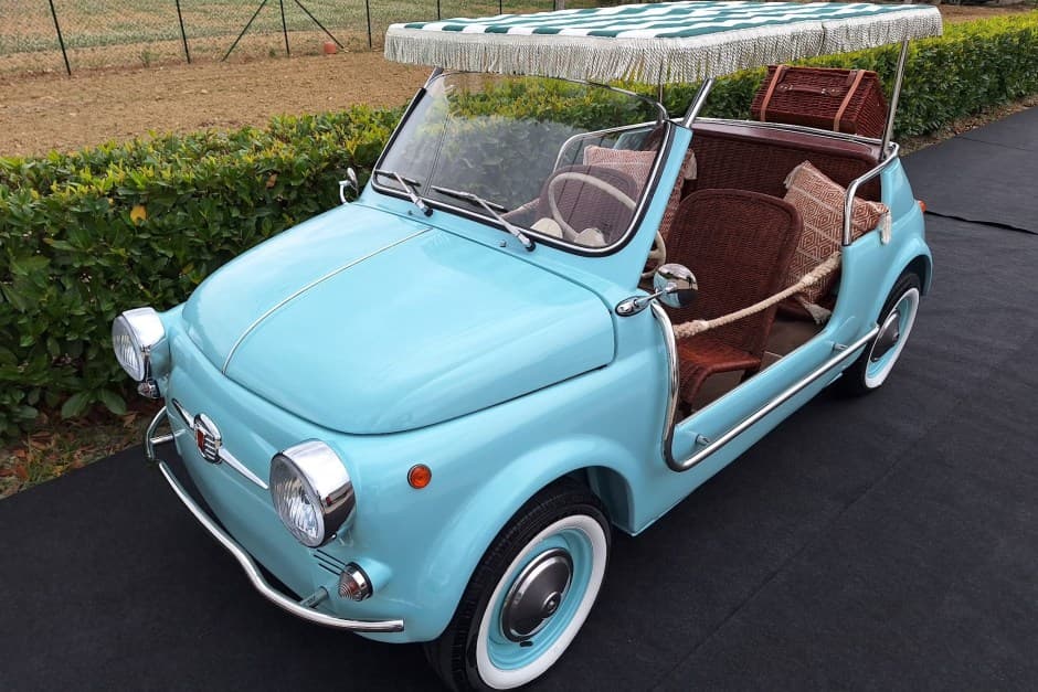 1974 Fiat 500 Jolly sold for $0