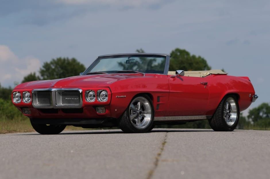 1969 Pontiac Firebird (1967-1969) sold for $50,500