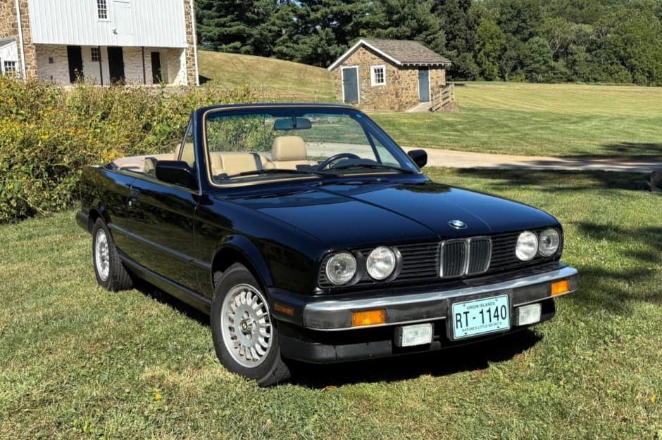1988 BMW E30 3-Series Convertible sold for $7,200