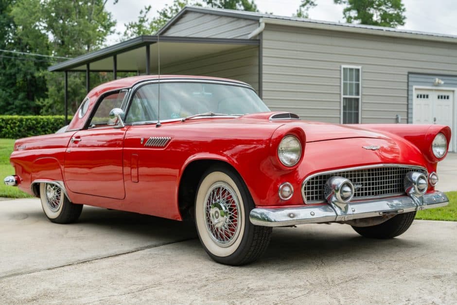1956 Ford Thunderbird (1955-1957) sold for $14,000